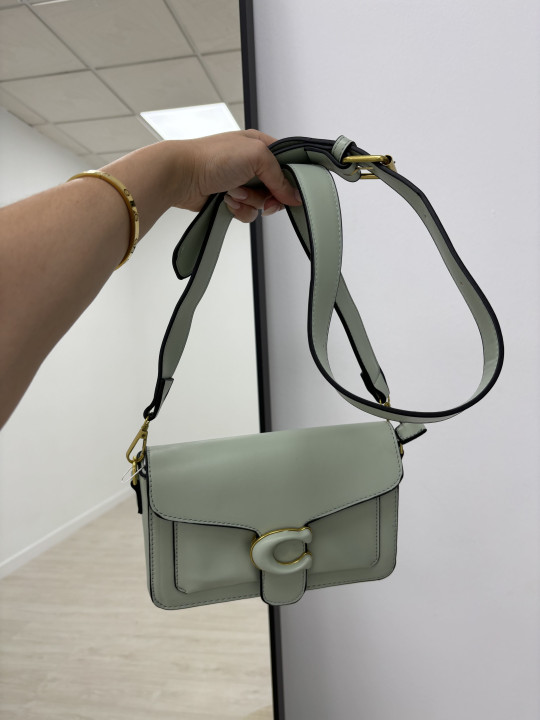 BOLSO COACH VERDE AGUA